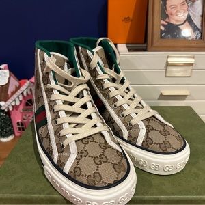 gucci tennis 1977 high top sneakers